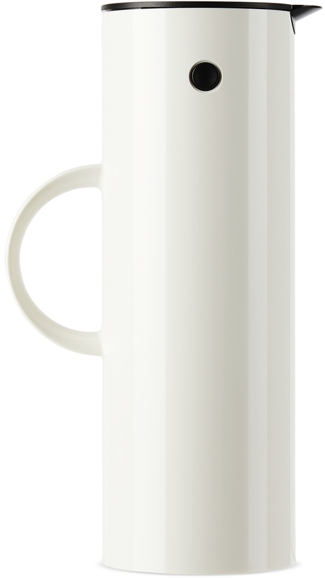 Photo: Stelton White Vacuum Jug, 1L