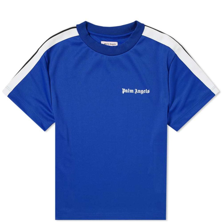 Photo: Palm Angels Track Taping Tee Blue