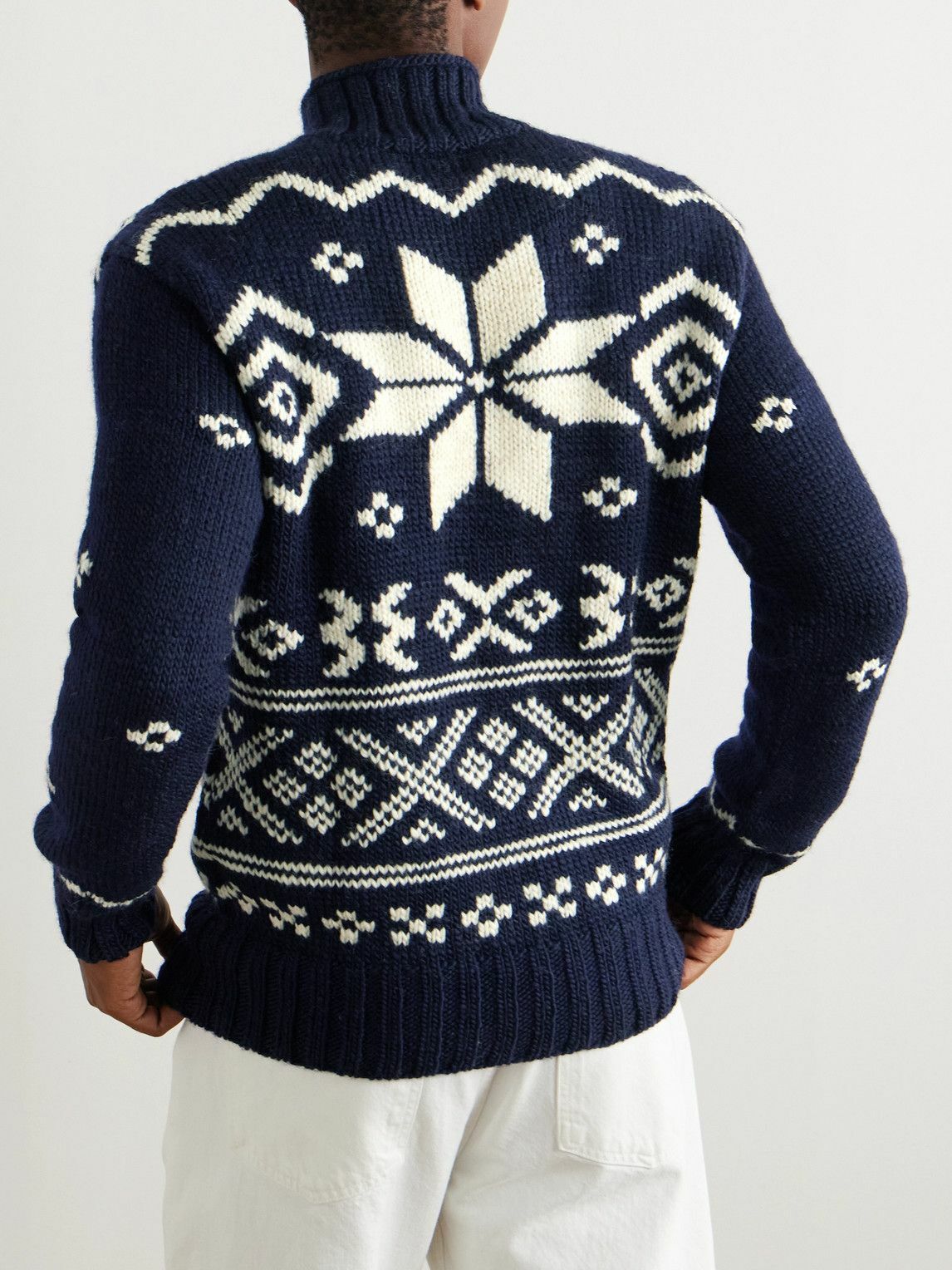Polo Ralph Lauren - Fair Isle Wool Rollneck Sweater - Blue Polo