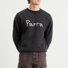By Parra Men's Weird Trad Logo Crew Sweatshirt in Dark Navy