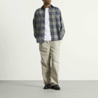 BEAMS Men's Puckering Easy Trousers in Taupe