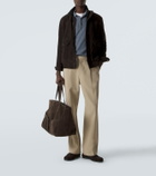 Brioni Cotton, silk, and cashmere polo shirt