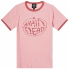 Brain Dead Women's Worldwide Threadbare Knit Top in Pink