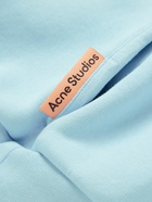 Acne Studios - Franziska Cotton-Blend Jersey Hoodie - Blue