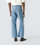 Auralee Mid-rise wide-leg jeans