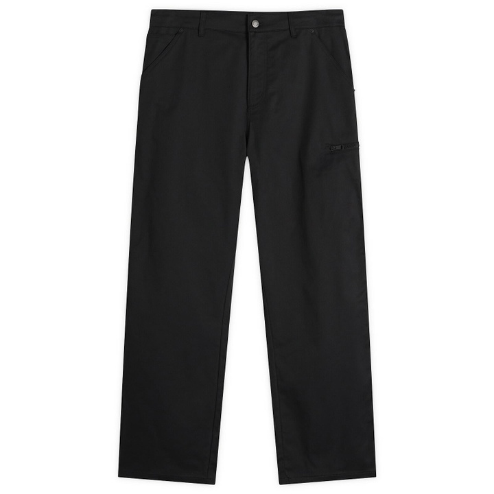 Photo: Moncler Men's Gabardine Cotton Trousers in Black