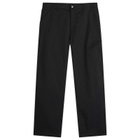 Moncler Men's Gabardine Cotton Trousers in Black