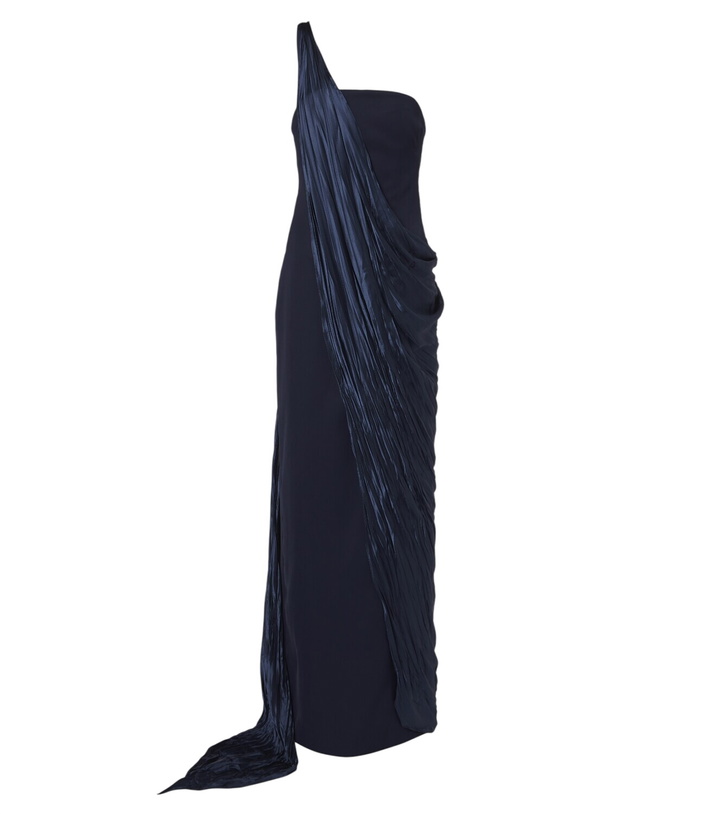 Photo: Marmar Halim Embellished bustier gown and cape set