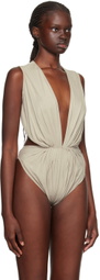 Rick Owens Lilies Off-White Gia Bodysuit
