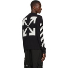 Off-White Black Diag Sweater