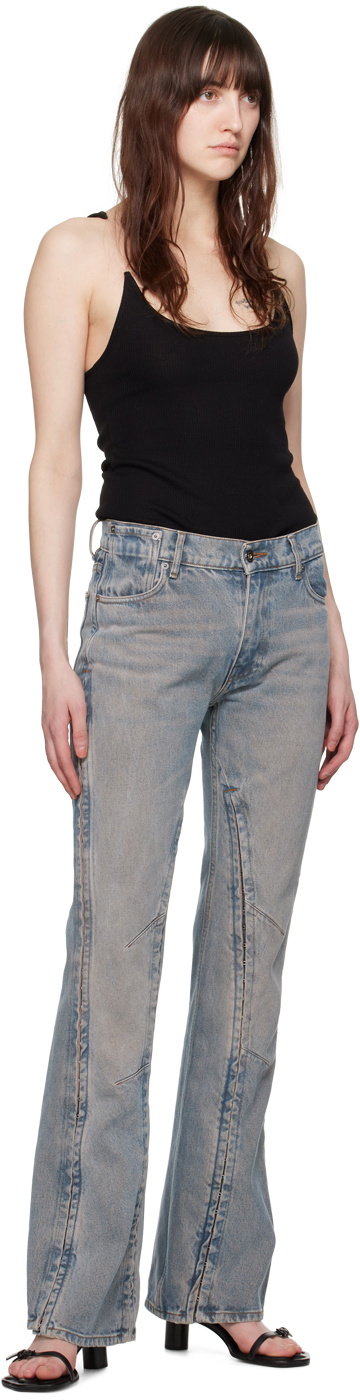 Y/Project Blue Hook-Eye Jeans Y/Project
