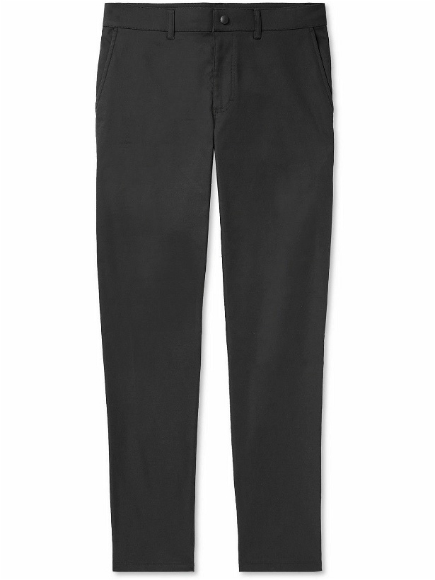 Photo: Outdoor Voices - Birdie Slim-Fit Straight-Leg Recycled Tech-Twill Golf Trousers - Black