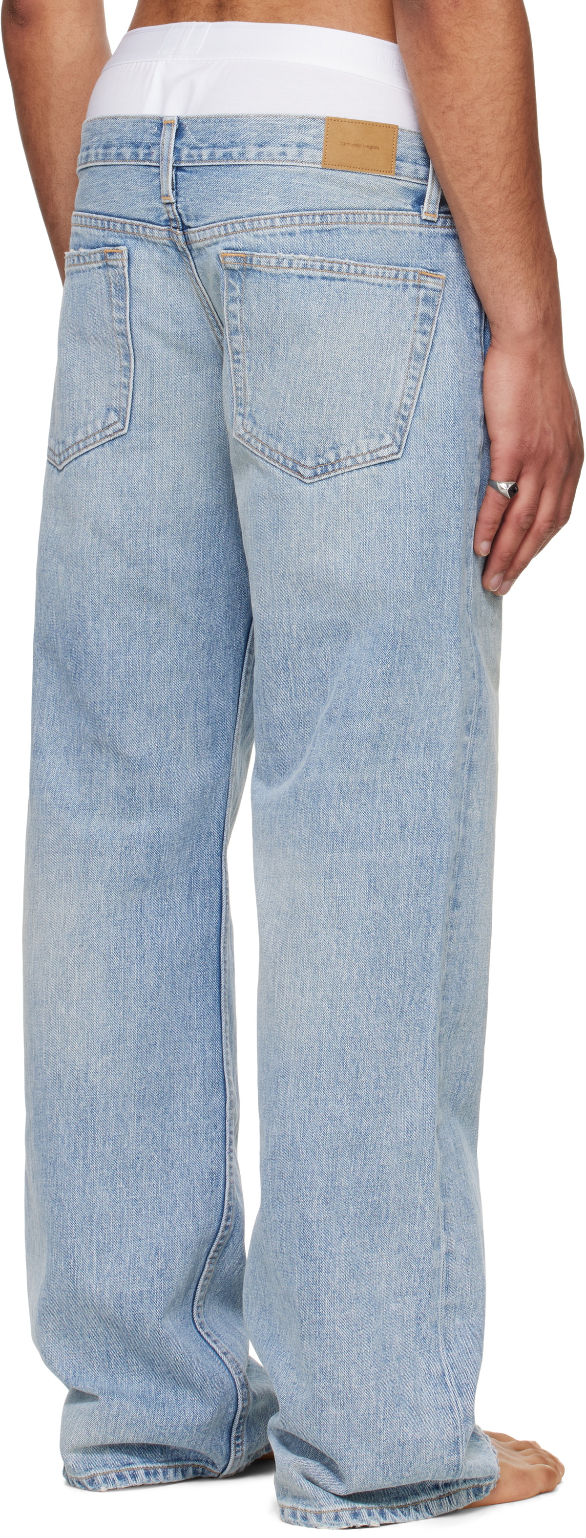 Raimundo Langlois Blue Bootcut Jeans