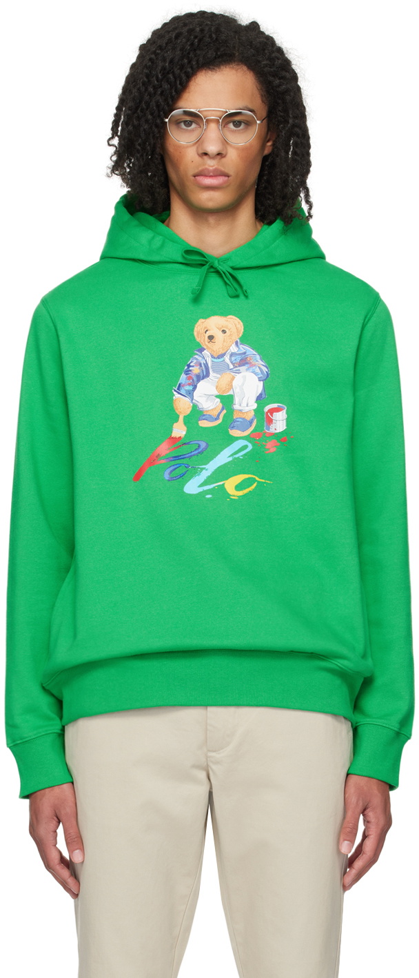 Polo Ralph Lauren Green Polo Bear Hoodie