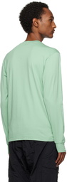 Stone Island Green Patch Long Sleeve T-Shirt