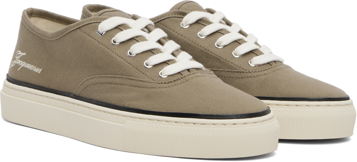 JACQUEMUS Khaki 'The Féfé' Sneakers