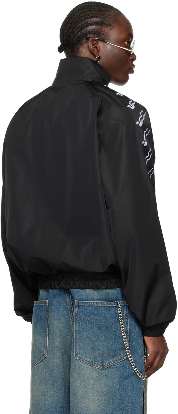 LU'U DAN Black & Red Shell Jacket