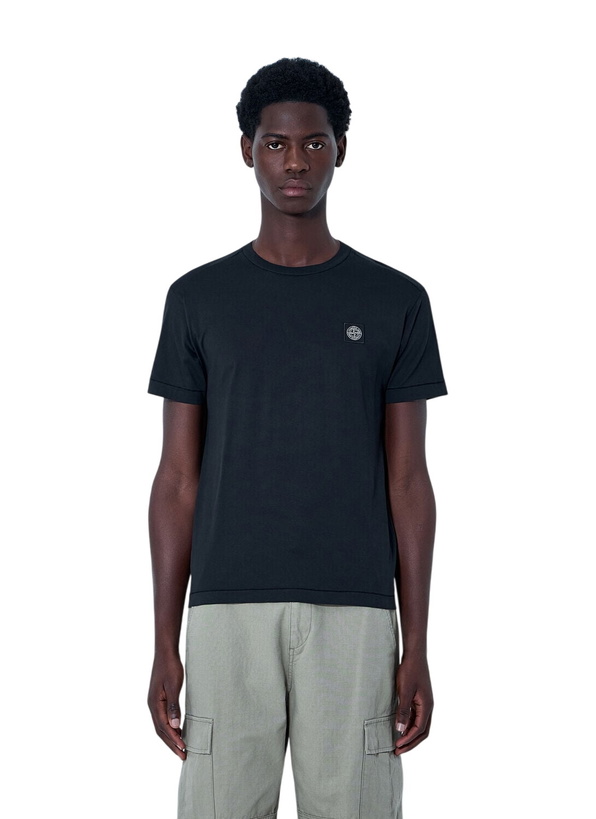 Photo: Stone Island Cotton Jersey Logo T-Shirt