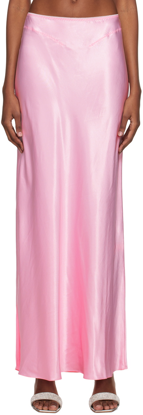 Anna October Pink Janiyah Midi Skirt