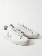 Veja - Campo Suede-Trimmed Leather Sneakers - White