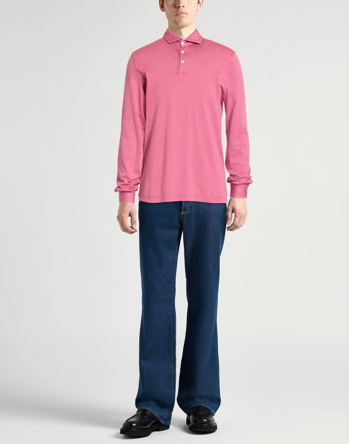 Fedeli Mens Polo shirt Antique rose