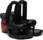 YUME YUME Black & Red Love Heeled Sandals