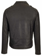 Giorgio Brato Lamb Leather Biker Jacket