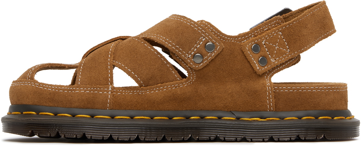 Dr. Martens Tan Archive Fisherman Suede Sandals