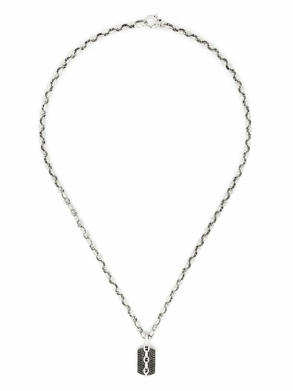 Stephen Webster Sterling Silver Thorn Medium Razer Tag Necklace