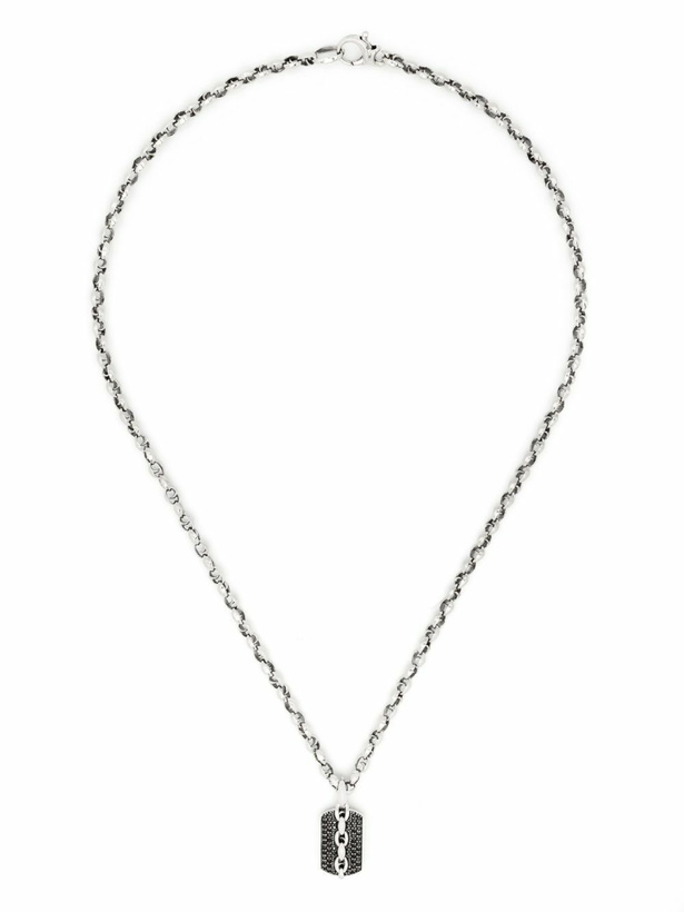 Photo: Stephen Webster Sterling Silver Thorn Medium Razer Tag Necklace