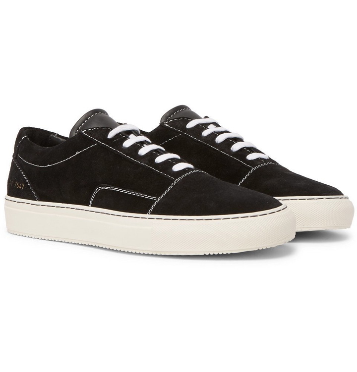 Photo: Common Projects - Cap-Toe Suede Sneakers - Men - Black