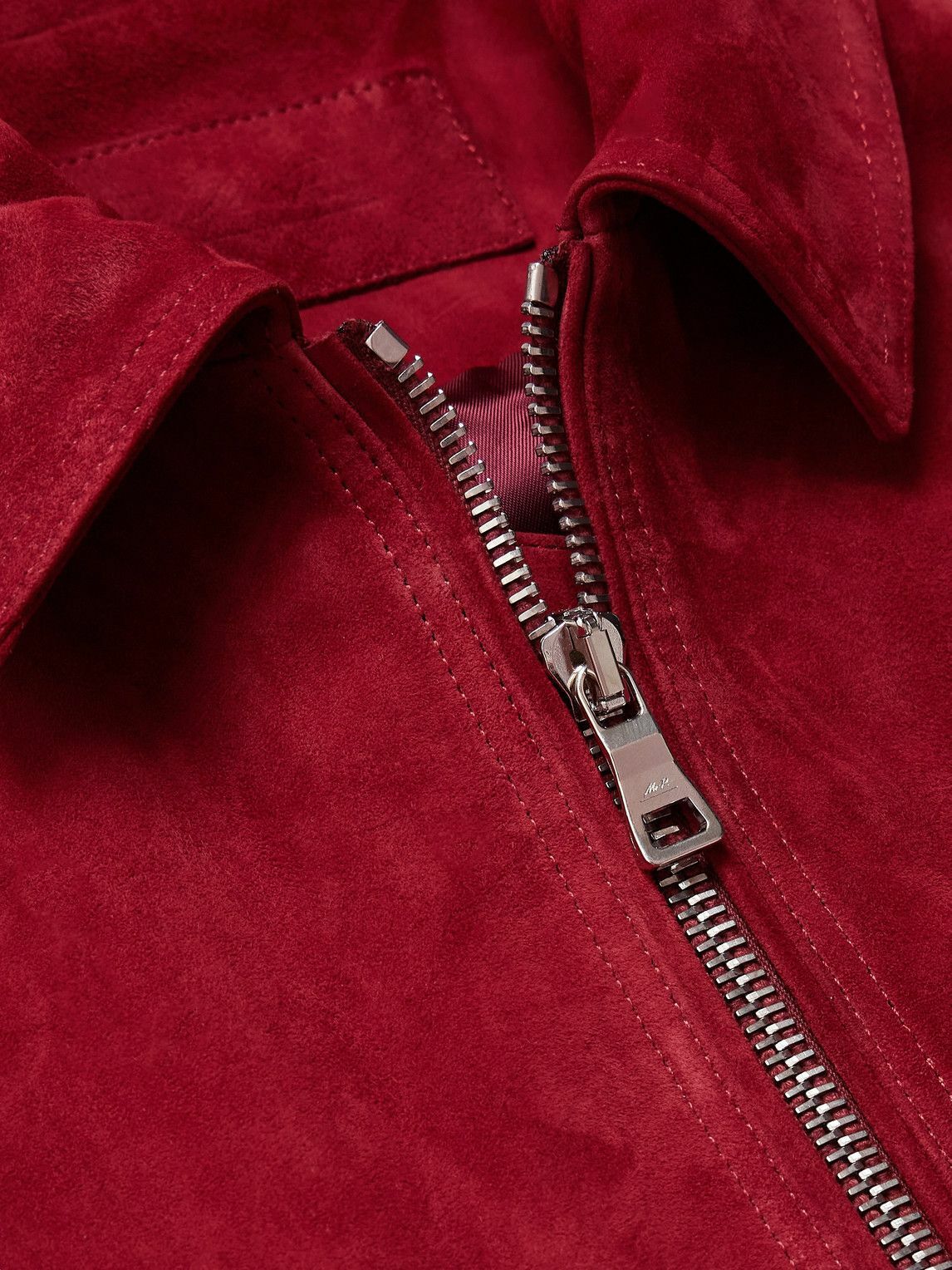 Maroon suede clearance jacket