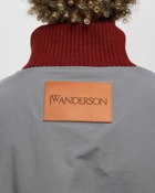 Jw Anderson Contrast Zip Front Blouson Grey - Mens - Bomber Jackets