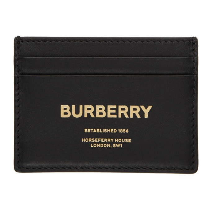 Photo: Burberry Black Horseferry Sandon Card Holder
