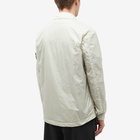 Stone Island Men's Crinkle Reps Zip Overshirt in Plaster