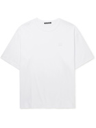 ACNE STUDIOS - Exford Oversized Logo-Appliquéd Cotton-Jersey T-Shirt - White