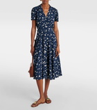 Polo Ralph Lauren Floral crêpe midi dress