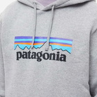 Patagonia Men's P-6 Logo Uprisal Hoodie in Gravel Heather
