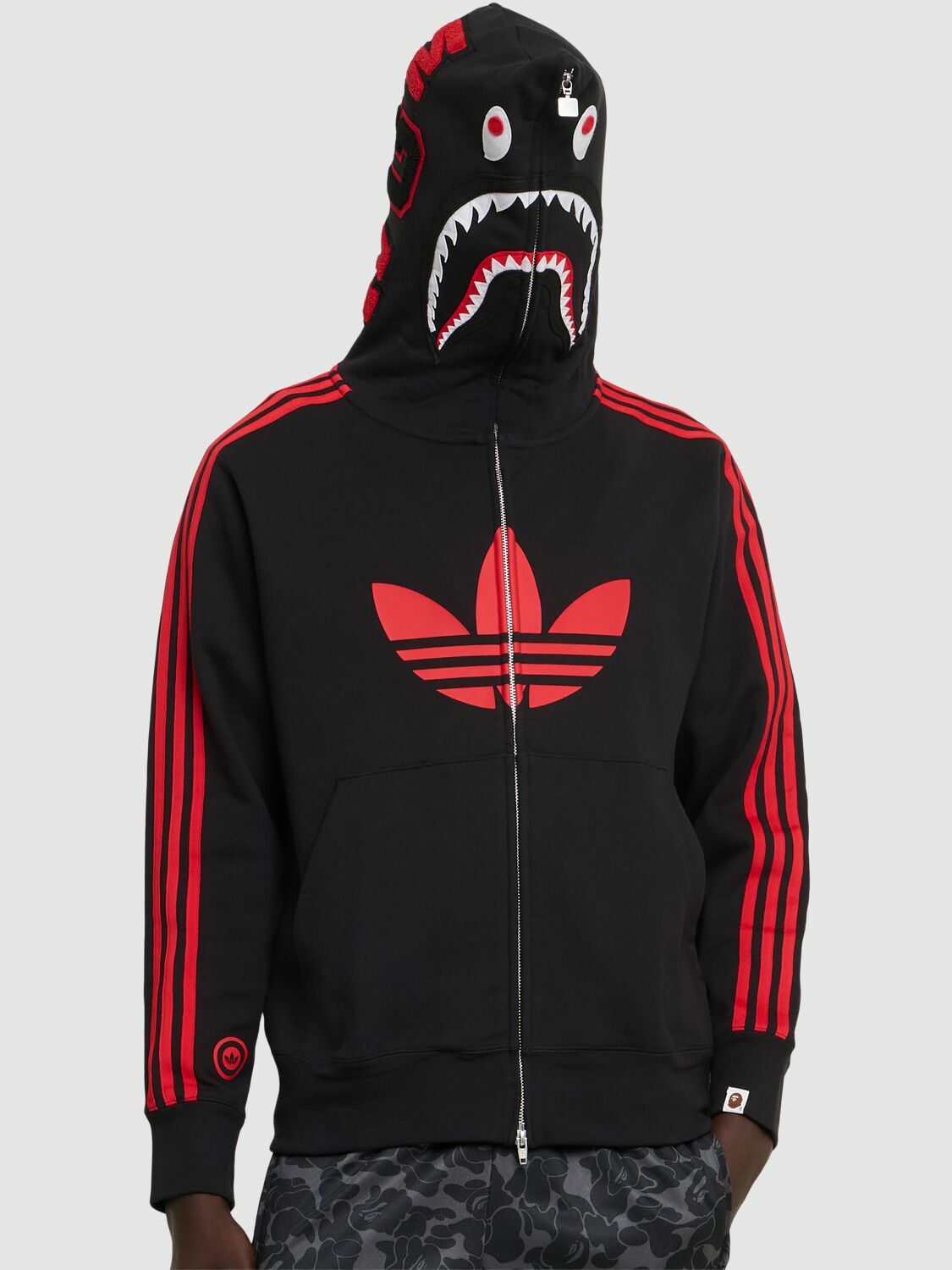 トップス adidas BAPE SHARK FULLZIP HOODIE Bape x adidas Shark Full Zip Hoodie JN7119 | OVERKILL