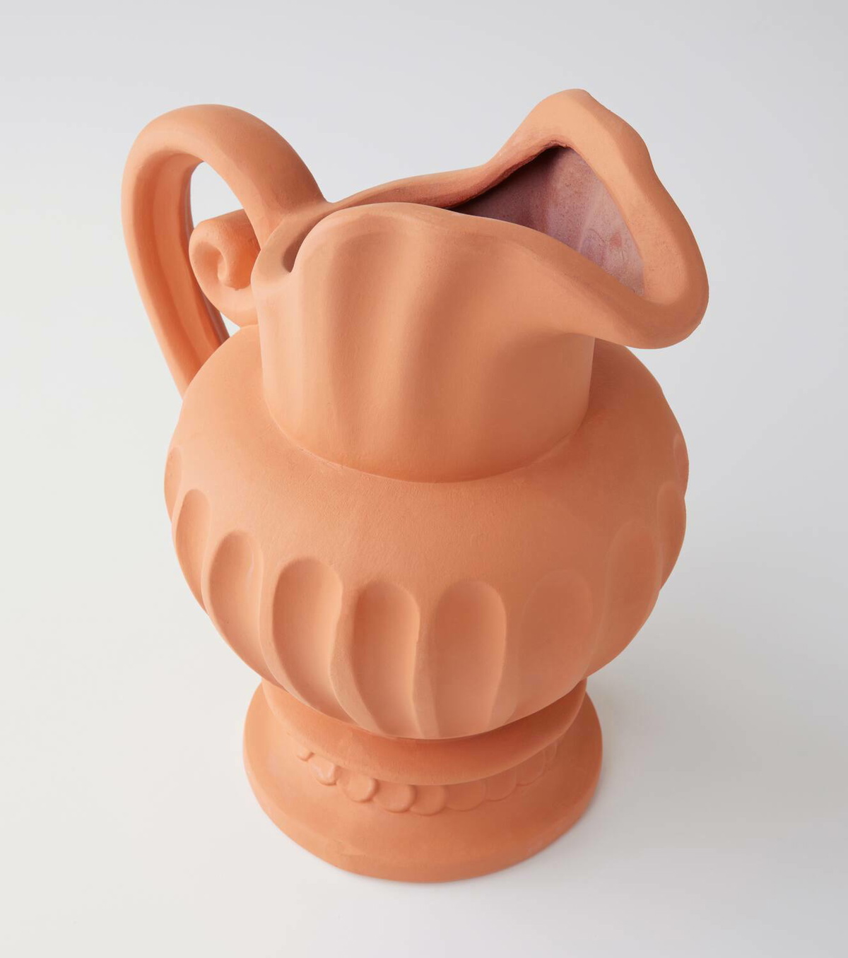 Seletti Magna Graecia terracotta carafe by Antonio Aricò