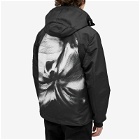 Alexander McQueen Men's Shadow Dragonfly Windbreaker jacket in Black White