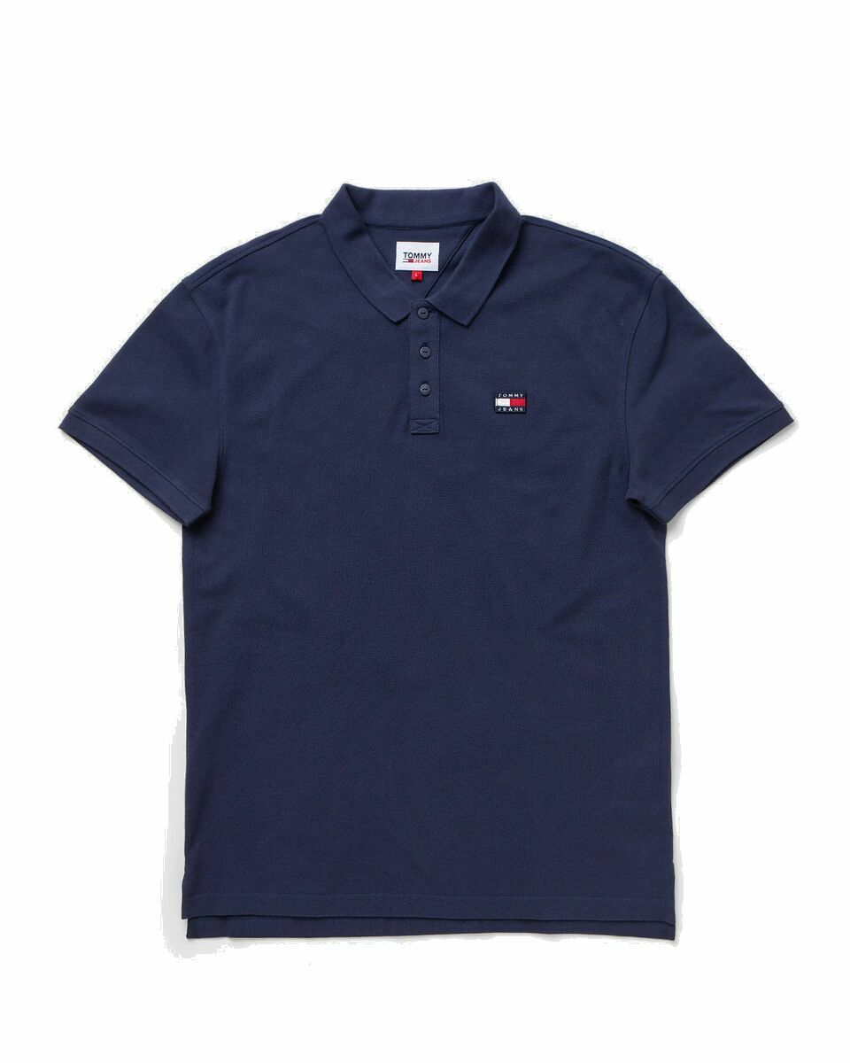 Photo: Tommy Jeans Classic Xs Badge Polo Blue - Mens - Polos