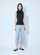 Pleats Please Issey Miyake Pleated Wide-Leg Trousers