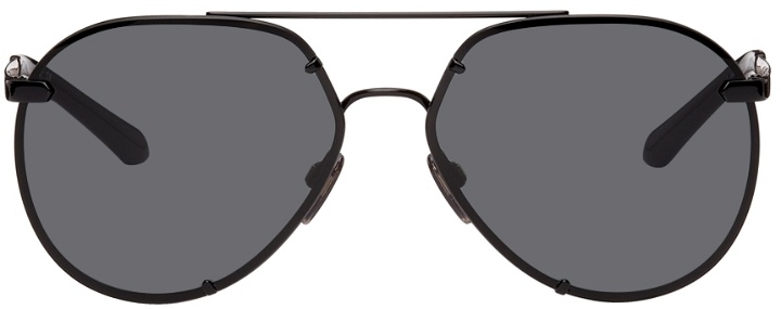 Photo: Burberry Black Aviator Sunglasses