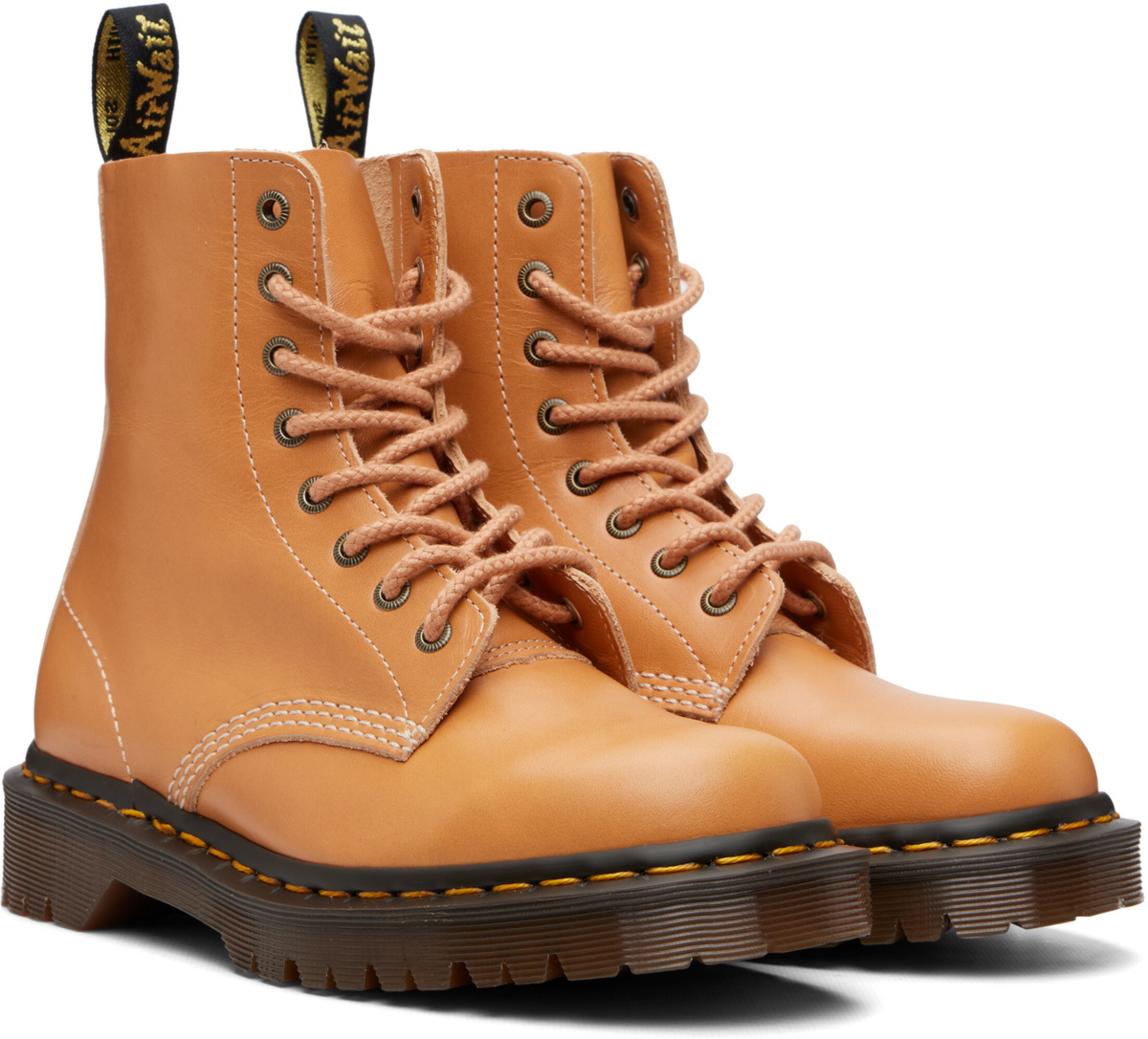 Dr. Martens Beige 1460 Pascal 8 Eye Boots