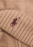 Polo Ralph Lauren Logo-embroidered Wool Beanie - Brown - One Size