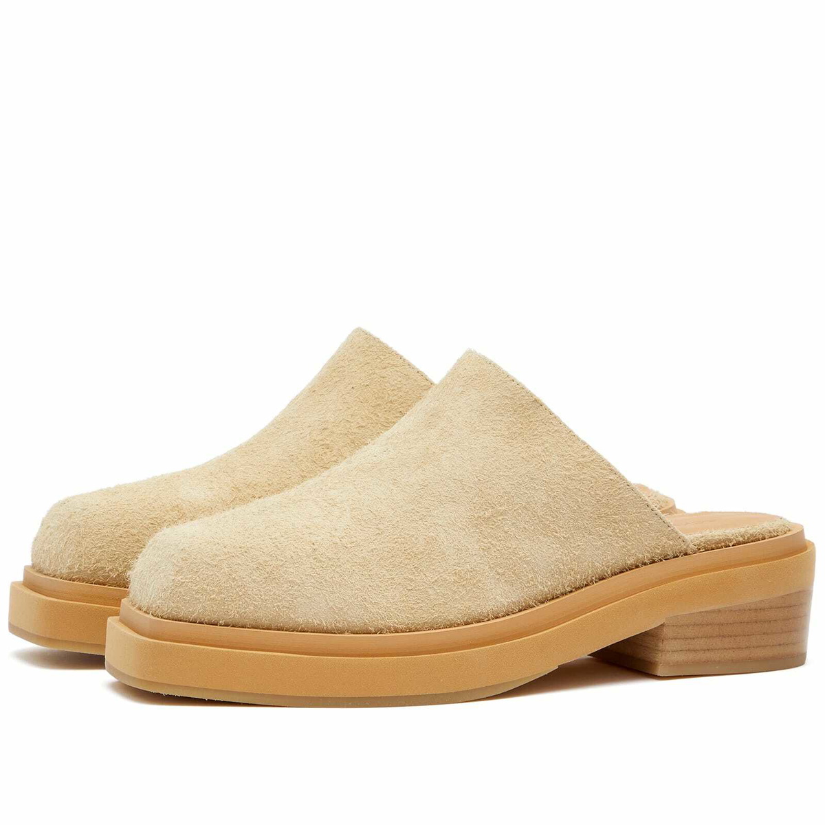 Eckhaus Latta Women's Zoe Clog Shoe in Beige Eckhaus Latta