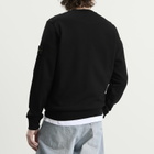 Stone Island Men's Organic Cotton Fleece Sweatshirt in Black