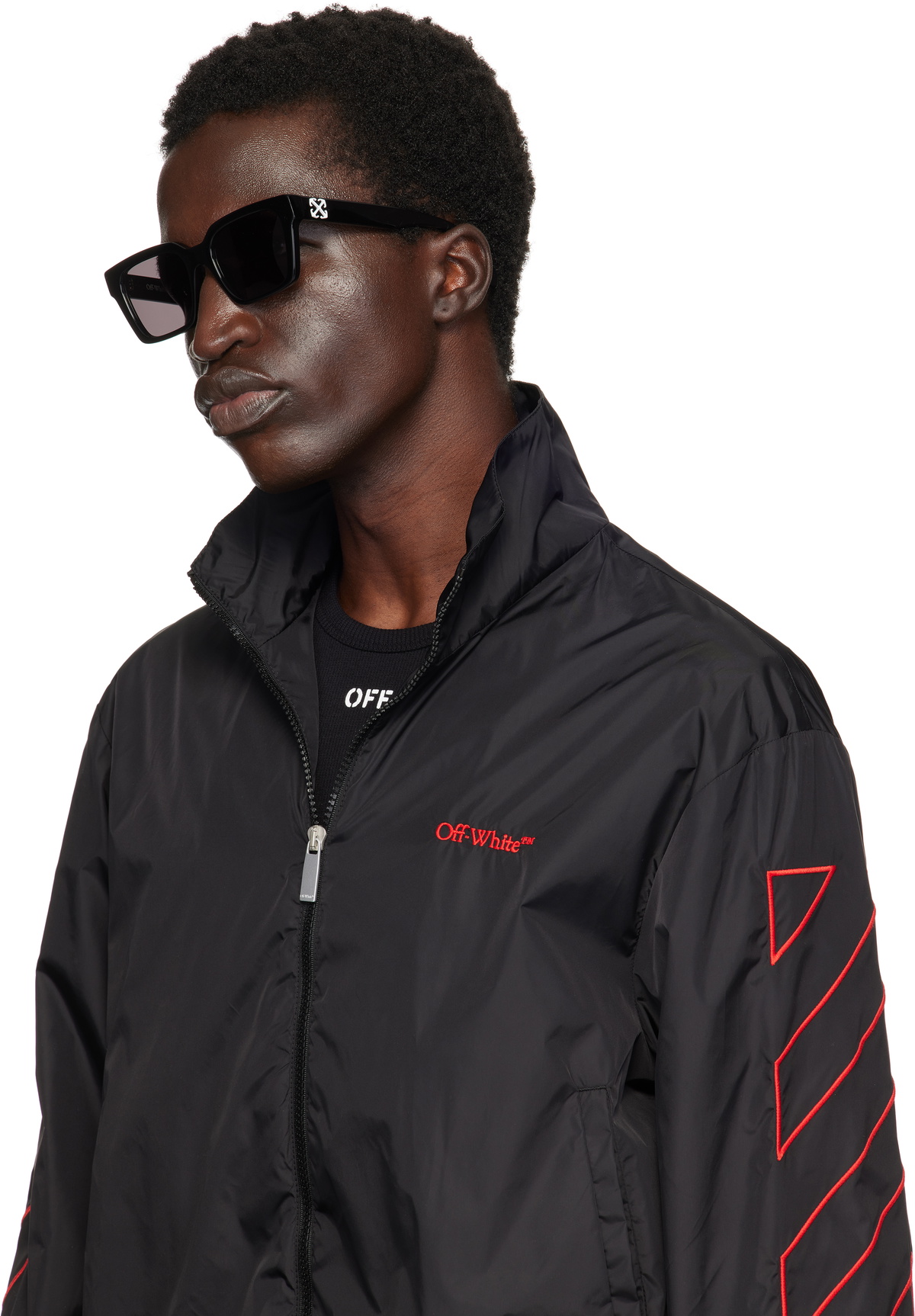 Off-White Black Branson Sunglasses Off-White