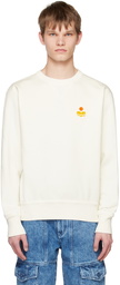 Isabel Marant White Mike Sweatshirt